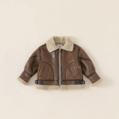Children's Handsome Locomotive Style Clothes Boys Retro