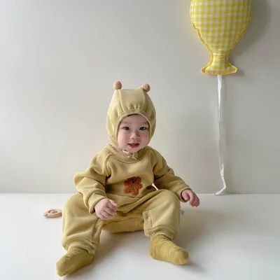 All-in-one Plush Jumpsuit Cute And Cute For Both Boys And Girls