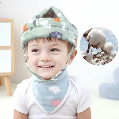 Baby Toddler Headrest Cap Baby Toddling Walk Head Protection Pad Children Crawling Helmet