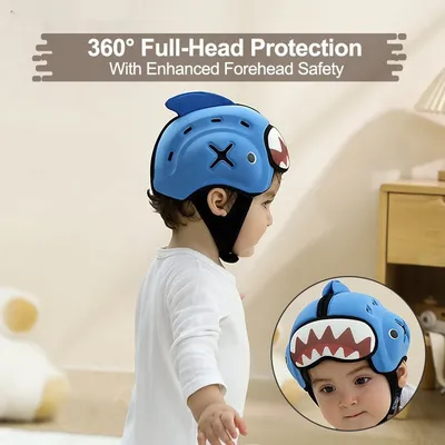 Baby Helmet With Adjustable Anti Fall And Anti-collision Features