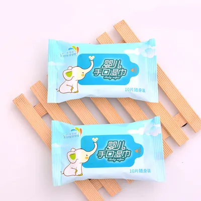 10-Pack Removable Wet Wipes