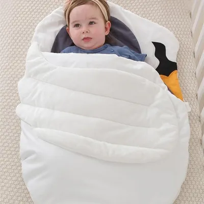 Autumn And Winter All Cotton Cartoon Baby Warm Sleeping Bag