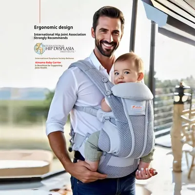 Four-season Breathable Baby Carrier For Outdoor Travel And Strolling With Your Child