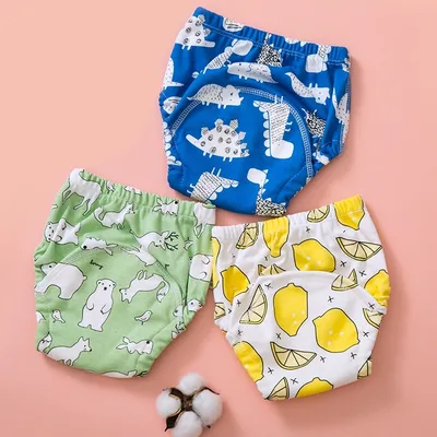 Baby Toilet Training Pants Pure Cotton Waterproof Washable Diaper