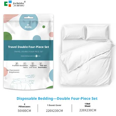 Disposable Bed Sheets-Four-piece Set-1 Pack