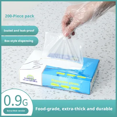 Disposable gloves-PE-200 pcs-blue box
