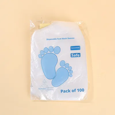Disposable plastic foot film cover-100 pieces