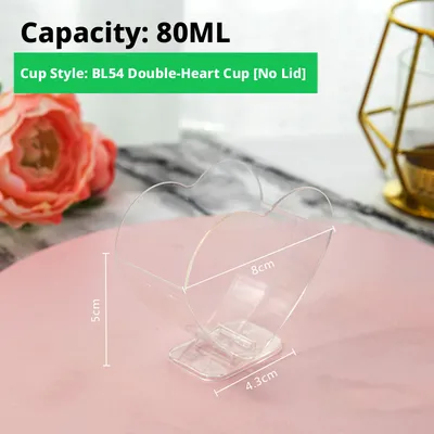 Disposable cup-80ML-Double-core cup-10 pieces-1 set