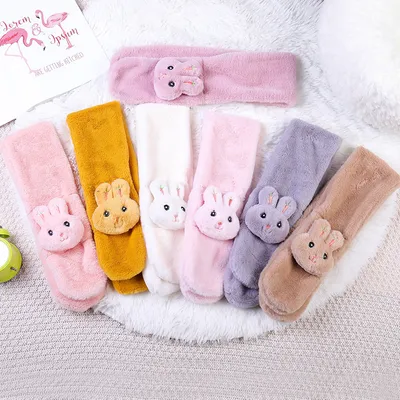 Baby Outdoor Cold-proof Thickened Rabbit Fur Collar