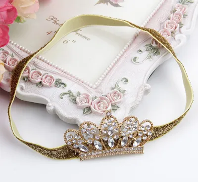 Baby Headwear, Crystal Crown Children's Headband, Popular Hair