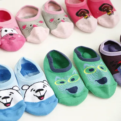 Autumn And Winter Boys' And Girls' Floor Socks