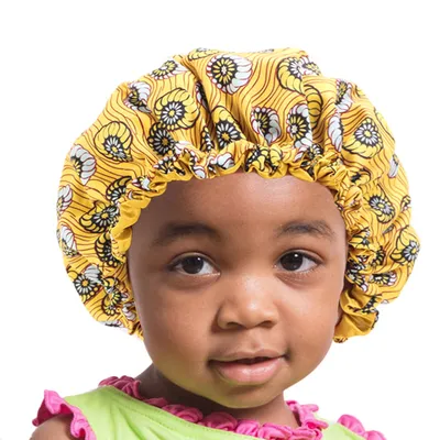 Batik Printed Children's Satin Hat