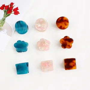 Korean version of high-grade acetic acid geometry hairpin clip Korean hairpin tiara simple