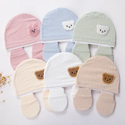 Baby Bear Printed Hat For Boys And Girls