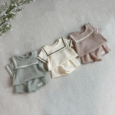 A-class Pure Cotton Gauze Split Set Thin Breathable Girls' Climbing Suit
