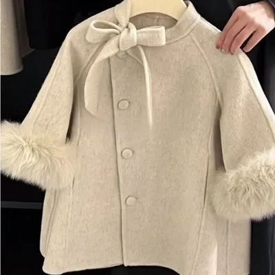 Autumn And Winter Children's Stylish And Fashionable Baby Girl Coat