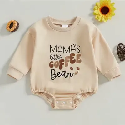 Alphabet Embroidery Long-sleeve Jumpsuit
