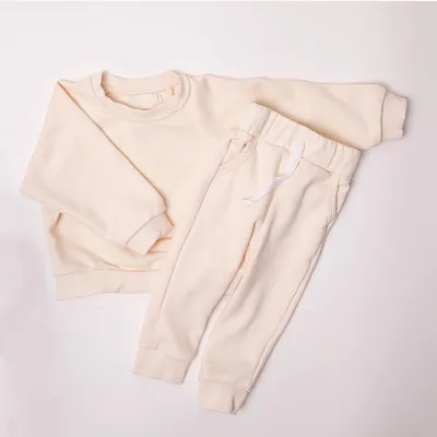 Autumn Kids Long-Sleeve Sweatshirt And Sweatpants Two-Piece Casual Set