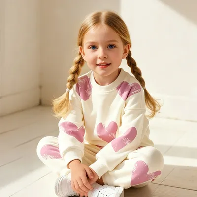 Girls Sweater Set For Autumn And Winter