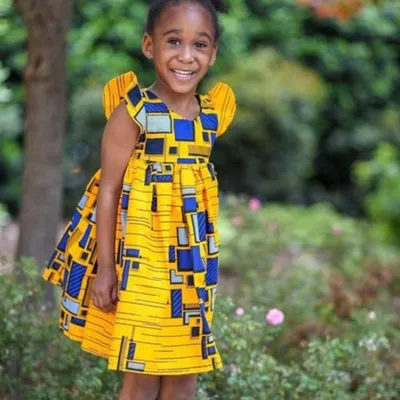African Bohemian Style Flying Sleeve Dress
