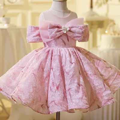 All-match Off-shoulder Girls' Bowknot Pettiskirt