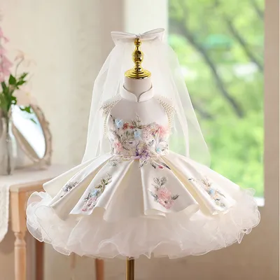 High-end Performance Costume For Flower Girls At Weddings