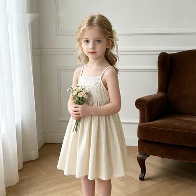 Summer Sweat-absorbing And Breathable Girls Dresses