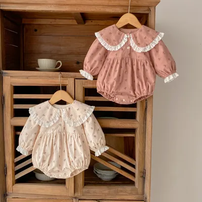 Autumn Baby Floral Jumpsuit Romper