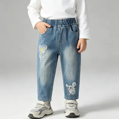 New FallWinter Denim Jeans For Girls