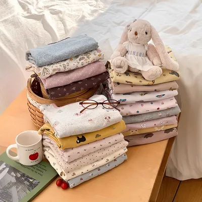 Children's Woolen Boneless Pajamas Cartoon Loungewear