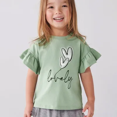 Breathable Round-neck Versatile Top For Girls