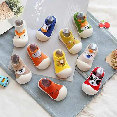 3D Knitting Baby Toddler Shoes Room Socks