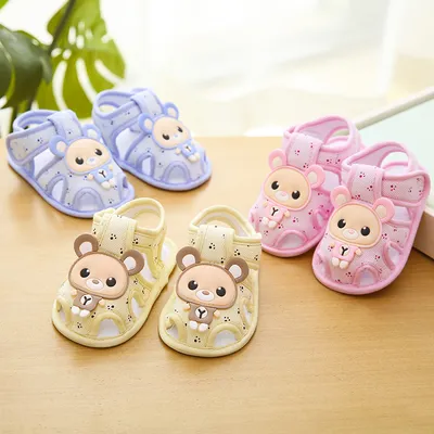 6-12 Months Breathable And Comfortable Soft-soled Non-slip Baby Shoes Sandals