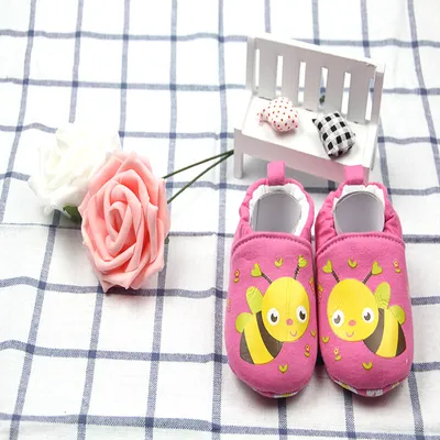 Autumn 0-1 Year Old Baby Soft-soled Cotton Toddler Shoes