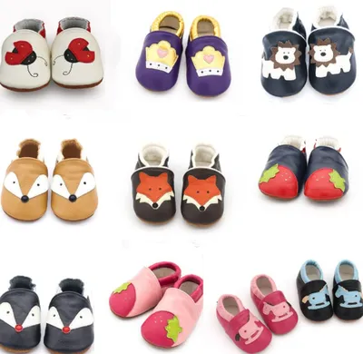 Anti-skid sheepskin shoes for infants with soft soles