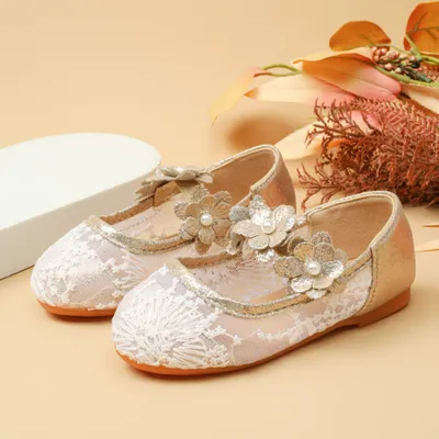Ancient Style Soft Bottom Embroidered Flower Chinese Style Princess Single-layer Shoes