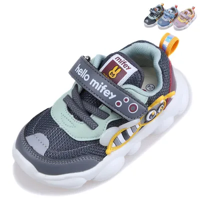 Baby breathable mesh sports shoes