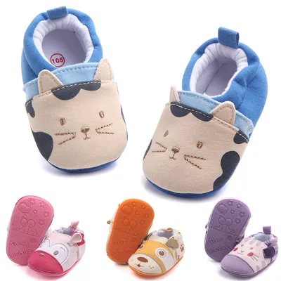 Baby shoes with non-slip soft rubber soles