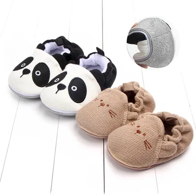 Baby rubber soles can't slip off shoes