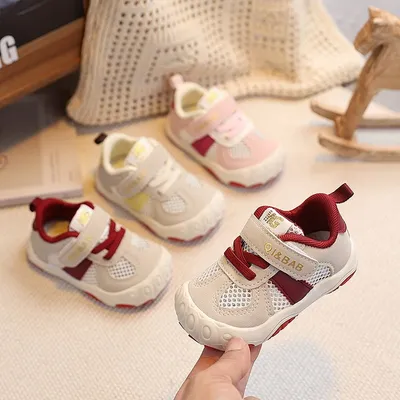 2026 Spring New Baby Walking Shoes, Soft Sole Non-slip Toddler Casual Sports Shoes, Breathable First Walker Shoes For Boys And Girls