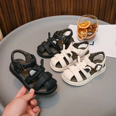 2026 New Summer Korean Style Closed Toe Girls Sandals Fashion Casual Student Shoes Wholesale