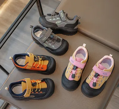 2026 New Spring Autumn Kids Sneakers, Boys Girls Running Shoes Hiking Shoes Non-slip Anti-kick Dad Shoes