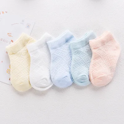 Baby Spring And Autumn Thin Mesh Short Socks