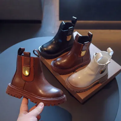 Autumn New British Style Children's Casual Martin Boots