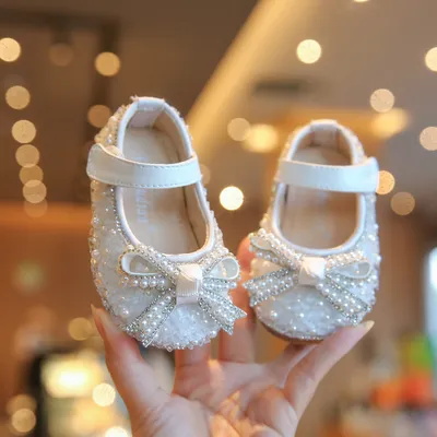 Spring And Autumn Girl's Nude Shoes Non-slip Soft Bottom Toddler