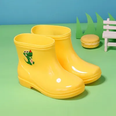 Autumn Winter Rain Boots Children's Non-slip Student Rain Shoes