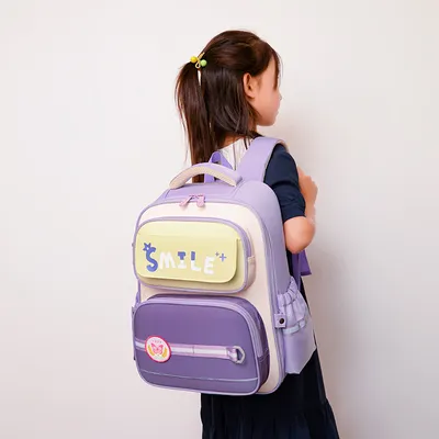 Children's Cartoon Letters British Style Schoolbag