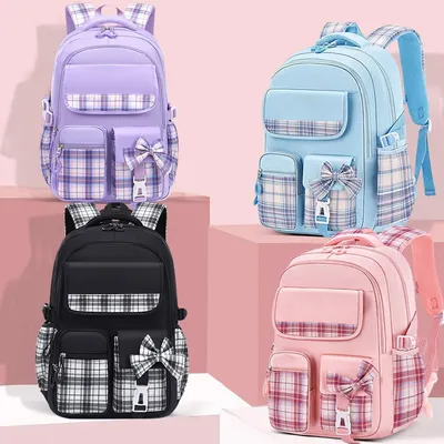 Children's Backpack Lightweight Spine-protective Burden Reduction Large Capacity