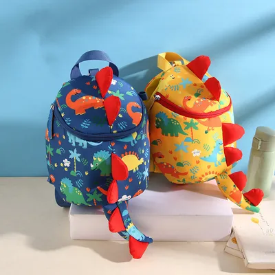 Children's Anti-lost Cartoon Dinosaur School Bag Kindergarten Backpack