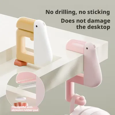 Schoolbag hook-pink-1 piece